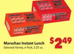 Vallarta Supermarkets Maruchan Instant Lunch offer