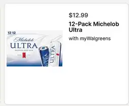 Walgreens 12-Pack Michelob Ultra offer