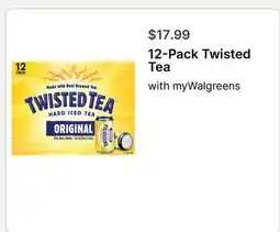 Walgreens 12-Pack Twisted Tea offer