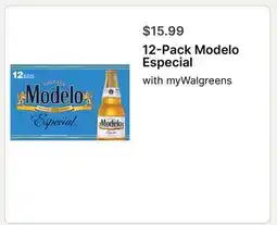 Walgreens 12-Pack Modelo Especial offer
