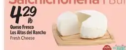 El Super Fresh Fresh Cheese offer
