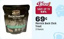 Grocery Outlet Back Chck Trout offer