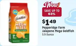 Grocery Outlet Jalapeno Mega Goldfish offer