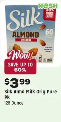 Grocery Outlet Almd Milk Orig Pure Pk offer
