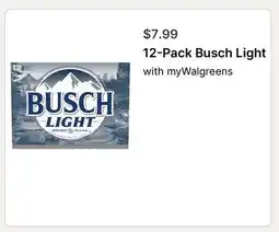 Walgreens 12-Pack Busch Light offer