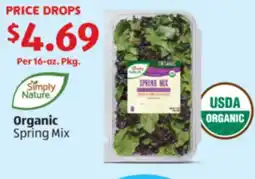 Aldi Organic Spring Mix offer