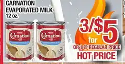 Torres Supermercado CARNATION EVAPORATED MILK offer