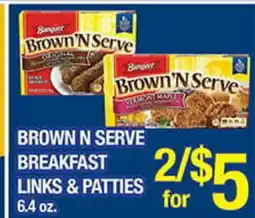 Torres Supermercado BROWN N SERVE BREAKFAST LINKS & PATTIES offer