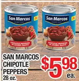 Torres Supermercado SAN MARCOS CHIPOTLE PEPPERS offer