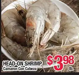 Torres Supermercado HEAD-ON SHRIMP offer