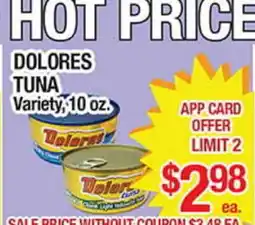 Torres Supermercado DOLORES TUNA offer
