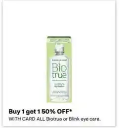 CVS Biotrue or Blink eye care offer