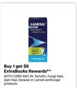 CVS Dr. Scholl's, Fungi-Nail, Opti-Nail, Kerasal or Lamisil antifungal products. offer