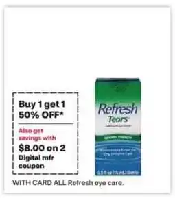 CVS Refresh eye care. offer