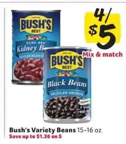 Winn Dixie Bush's Variety Beans offer
