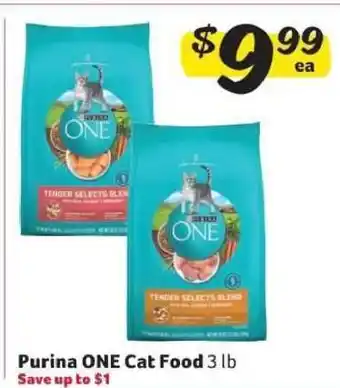 Winn Dixie Purina ONE Cat Food offer