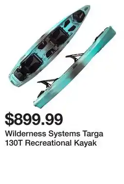 Dick's Sporting Goods Wilderness Systems Targa 130T Recreational Kayak offer