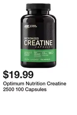 Dick's Sporting Goods Optimum Nutrition Creatine 2500 100 Capsules offer