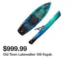 Dick's Sporting Goods Old Town Lakewalker 106 Kayak offer