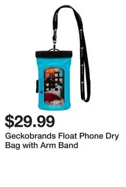 Dick's Sporting Goods Geckobrands Float Phone Dry Bag with Arm Band offer