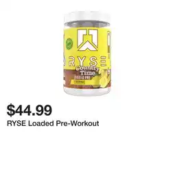 Dick's Sporting Goods RYSE Loaded Pre-Workout offer