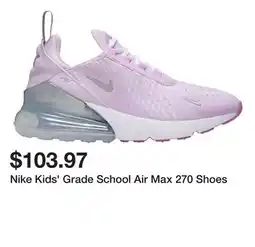Dick's Sporting Goods Nike Kids' Grade School Air Max 270 Shoes offer