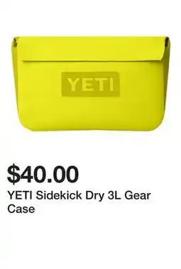 Dick's Sporting Goods YETI Sidekick Dry 3L Gear Case offer