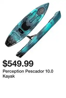 Dick's Sporting Goods Perception Pescador 10.0 Kayak offer