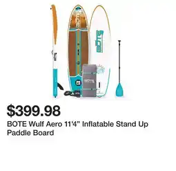 Dick's Sporting Goods BOTE Wulf Aero 11'4 Inflatable Stand Up Paddle Board offer