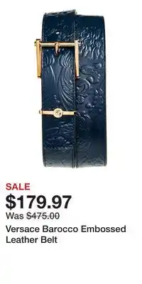 Nordstrom Versace Barocco Embossed Leather Belt offer
