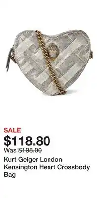 Nordstrom Kurt Geiger London Kensington Heart Crossbody Bag offer