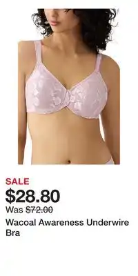 Nordstrom Wacoal Awareness Underwire Bra offer