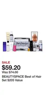 Nordstrom BEAUTYSPACE Best of Hair Set $205 Value offer