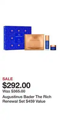 Nordstrom Augustinus Bader The Rich Renewal Set $459 Value offer