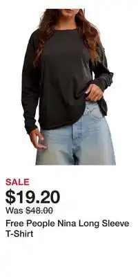 Nordstrom Free People Nina Long Sleeve T-Shirt offer