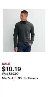 Kohl's Men's Apt. 9 Turtleneck offer