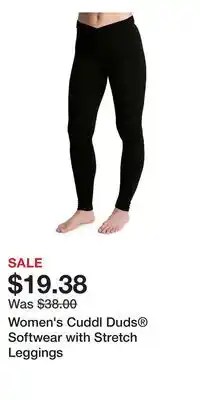 Kohl's Women's Cuddl Duds Softwear with Stretch Leggings offer