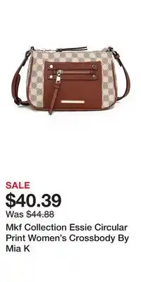 Kohl's Mkf Collection Essie Circular Print Women's Crossbody By Mia K offer