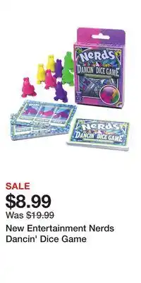 Kohl's New Entertainment Nerds Dancin' Dice Game offer