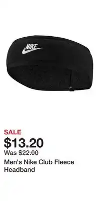 Kohl's Men's Nike Club Fleece Headband offer