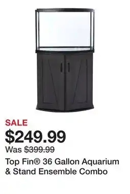 Petsmart Top Fin 36 Gallon Aquarium & Stand Ensemble Combo offer