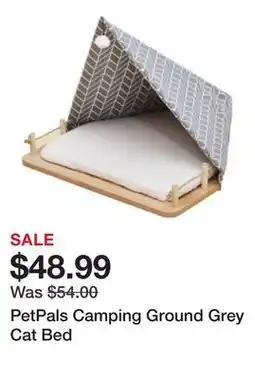 Petsmart PetPals Camping Ground Grey Cat Bed offer