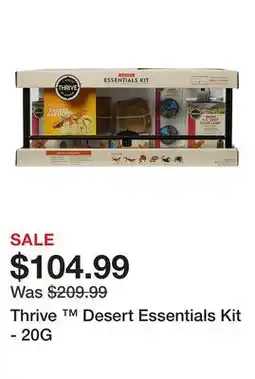 Petsmart Thrive Desert Essentials Kit offer