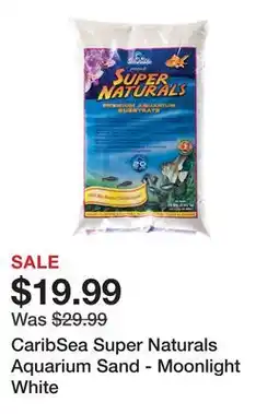 Petsmart CaribSea Super Naturals Aquarium Sand - Moonlight White offer