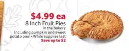 Winn Dixie 8 Inch Fruit Pies offer