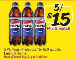 Winn Dixie Pepsi Products offer