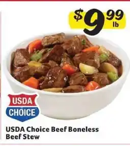 Winn Dixie USDA Choice Beef Boneless Beef Stew offer