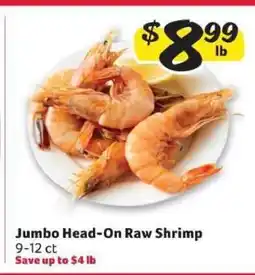 Winn Dixie Jumbo Head-On Raw Shrimp offer