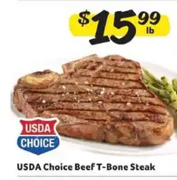 Winn Dixie USDA Choice Beef T-Bone Steak offer