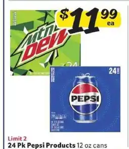 Winn Dixie 24 Pk Pepsi Products offer